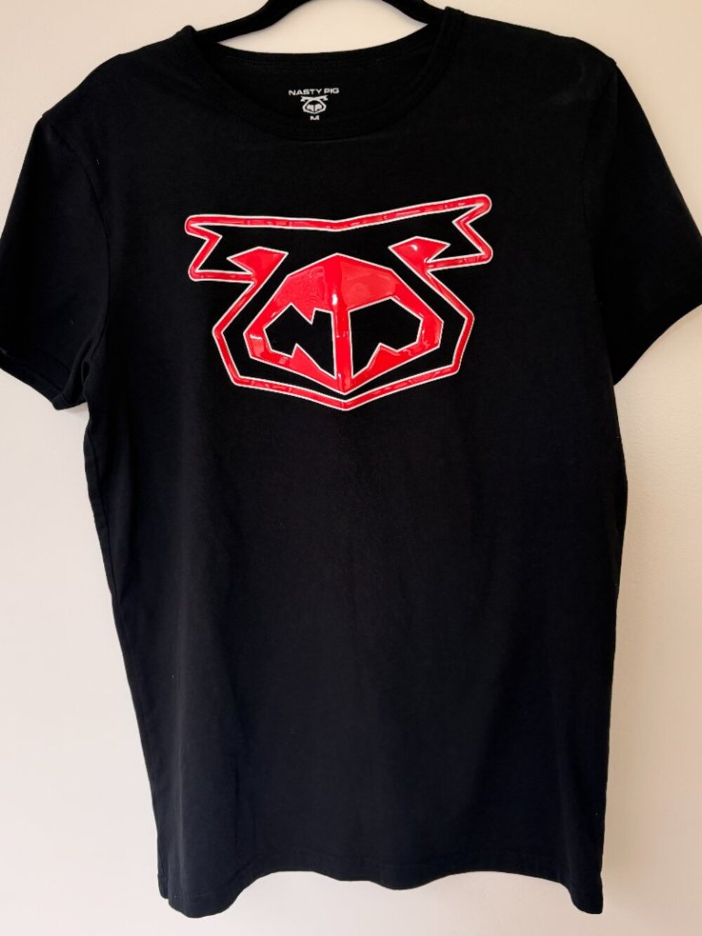 Nasty Pig Snout Embossed T-Shirt Size Medium